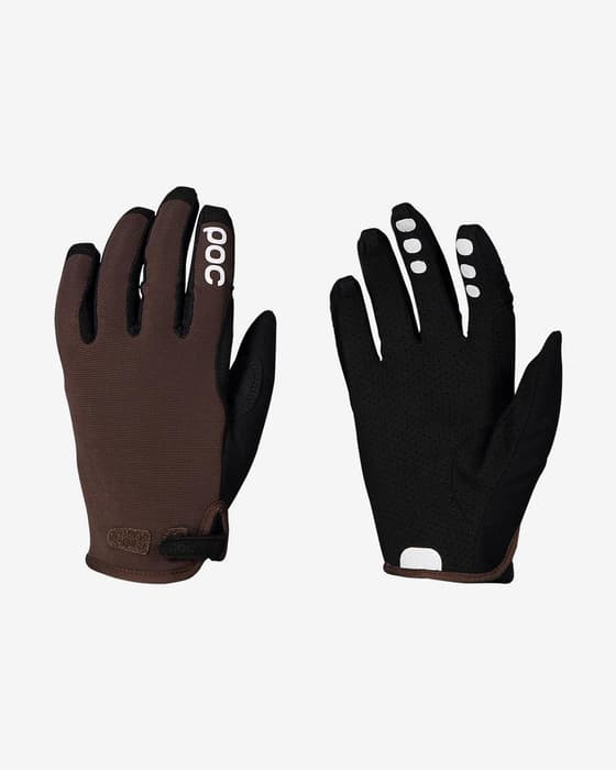 Guantes largos POC Resistance Enduro Adjustable marrón oscuro negro