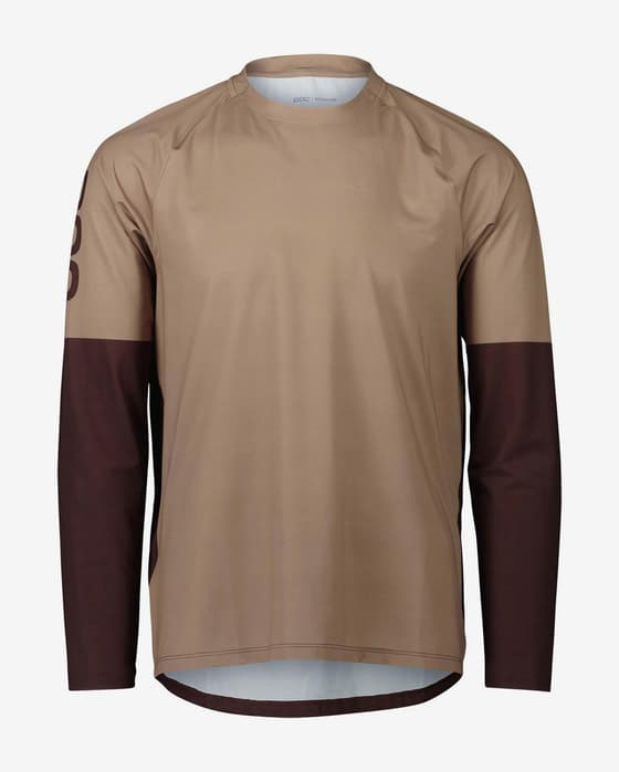 Maillot POC Essential VTT manche longue marron