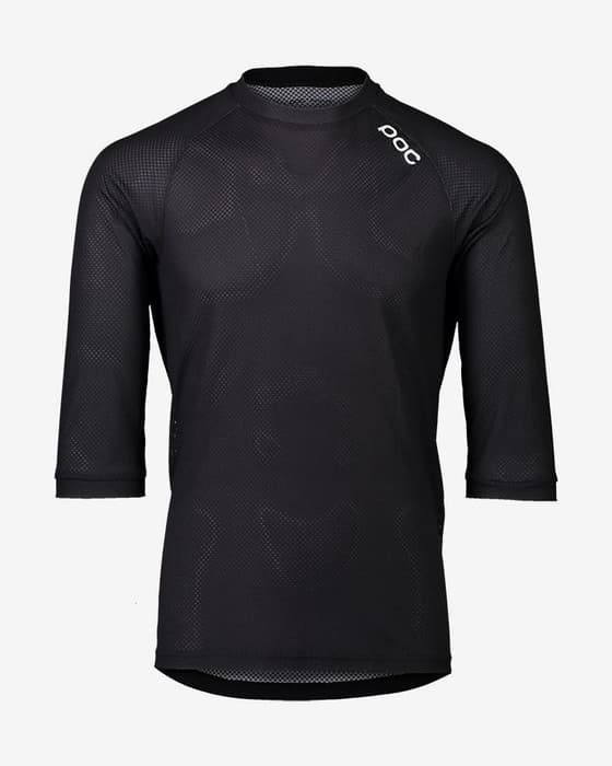 Maillot POC Essential Enduro manche 3/4 noir