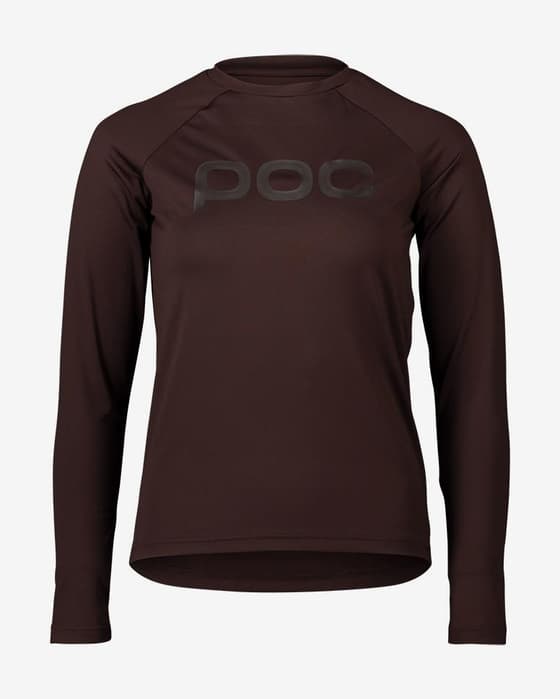 Maillot POC Reform Enduro manche longue marron foncé femme