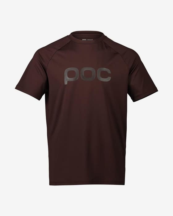 Maillot POC Reform Enduro manche courte marron foncé