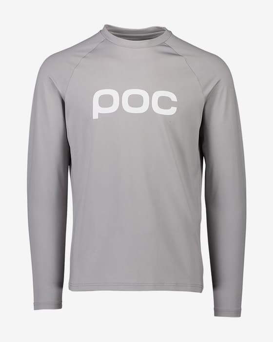 Maillot POC Reform Enduro manche longue gris