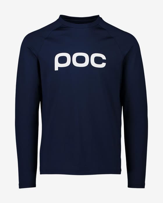 Maillot POC Reform Enduro manche longue bleu foncé