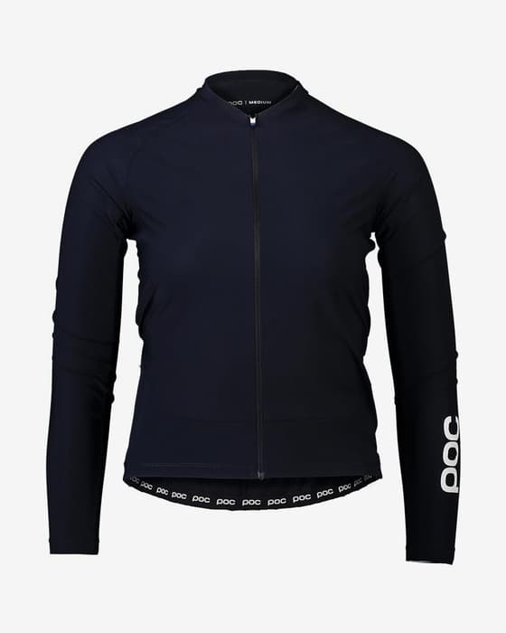 Maillot POC Essential Road manche longue bleu marine femme