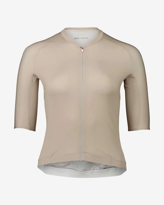 Maillot POC Pristine manche courte beige sable femme