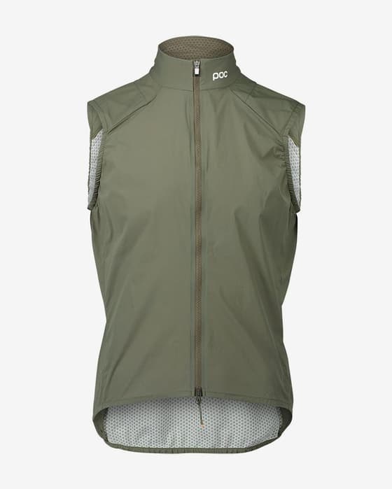 Chaleco cortavientos POC Enthral verde oliva