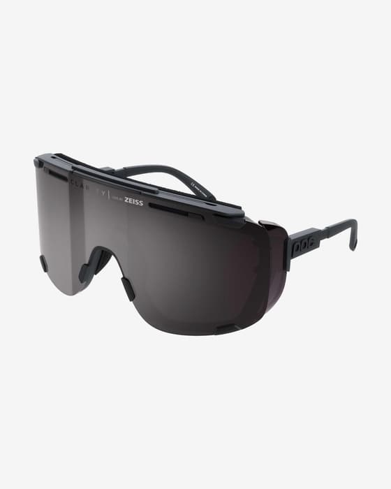 POC Devour Glacial Glasses Black Clarity Universal Grey Lens
