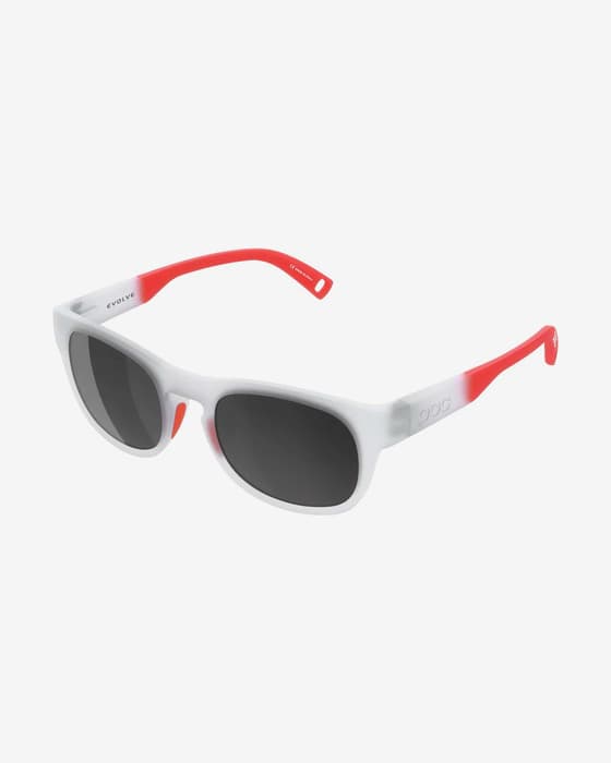 Gafas POC Evolve transparente con lente Fluo Orange Clarity POCito Sunny Grey infantil