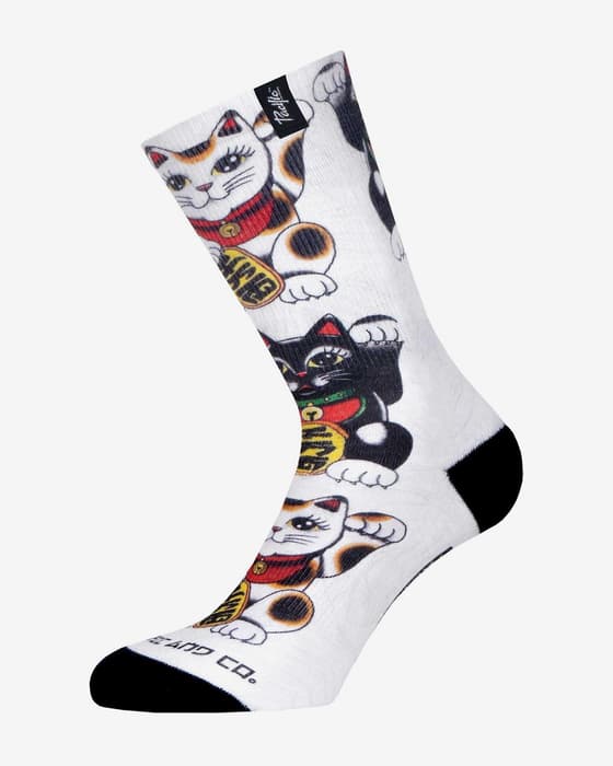 Calcetines Pacific & Co Neko blanco