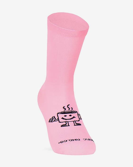 Chaussettes Pacific & Co Coffee Club rose