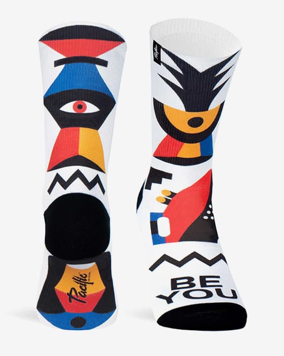 Calcetines Pacific & Co Be You blanco