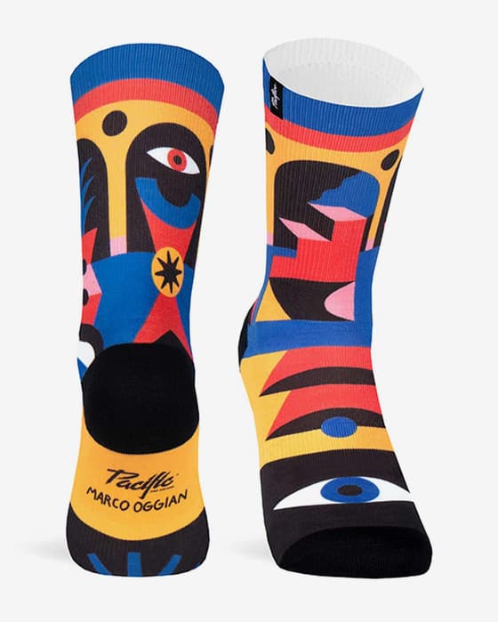 Calcetines Pacific & Co Blinkin'Eye amarillo