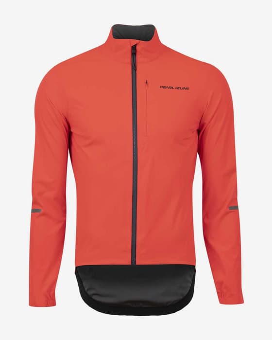 Chaqueta fina impermeable Pearl Izumi Pro NeoShell WXB rojo claro brillante