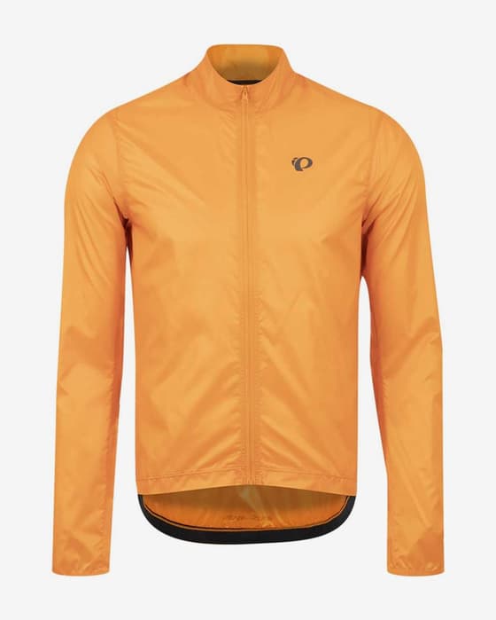 Chaqueta fina cortavientos Pearl Izumi Attack Barrier naranja claro