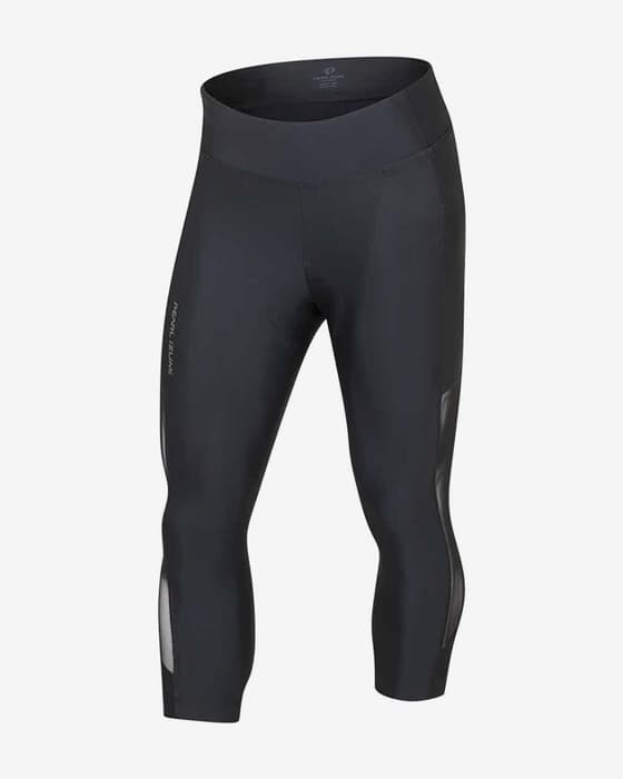 Culote pirata sin tirantes Pearl Izumi Sugar Air Crop negro intenso mujer