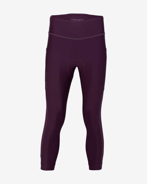Culote pirata sin tirantes Pearl Izumi Sugar Air Crop violeta oscuro mujer