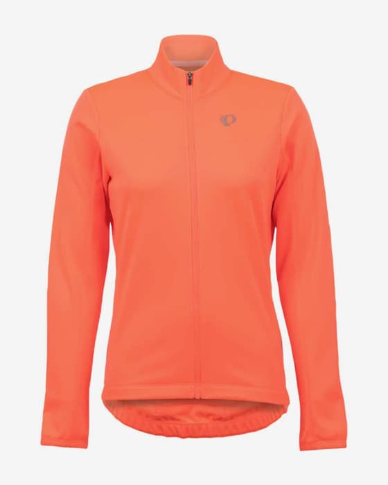 Maillot Pearl Izumi Quest Thermal manga larga rojo claro mujer