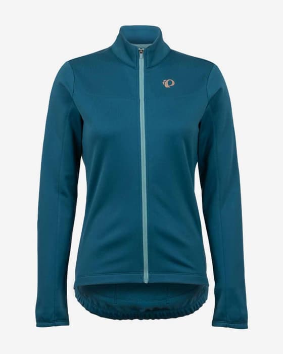 Maillot Pearl Izumi Quest Thermal manga larga azul noche mujer