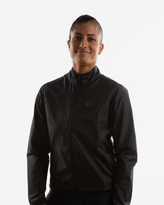 Chaqueta fina cortavientos Pearl Izumi Quest Barrier negro mujer