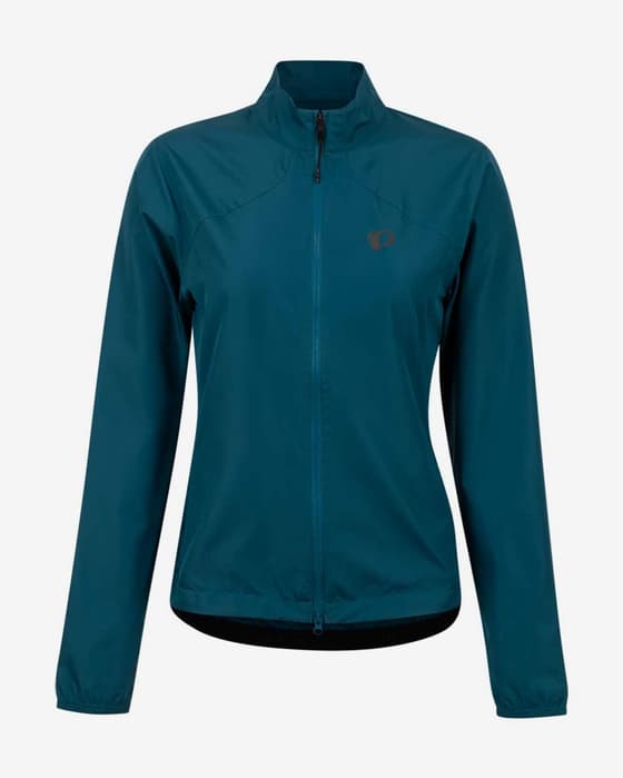 Chaqueta fina cortavientos Pearl Izumi Quest Barrier azul agua mujer