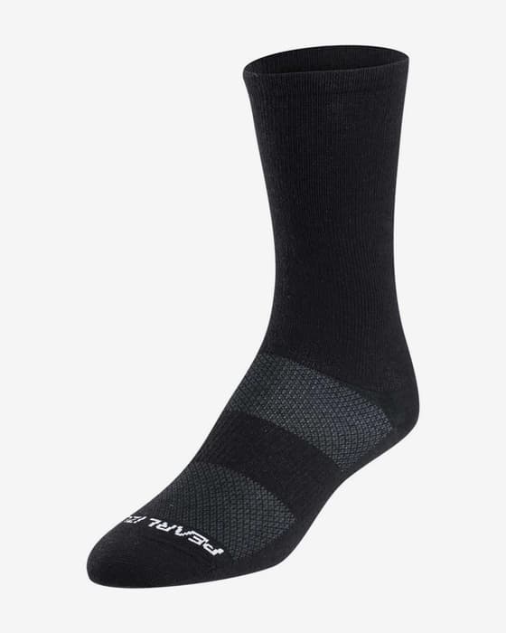 Calcetines Pearl Izumi Merino Air 7" negro intenso