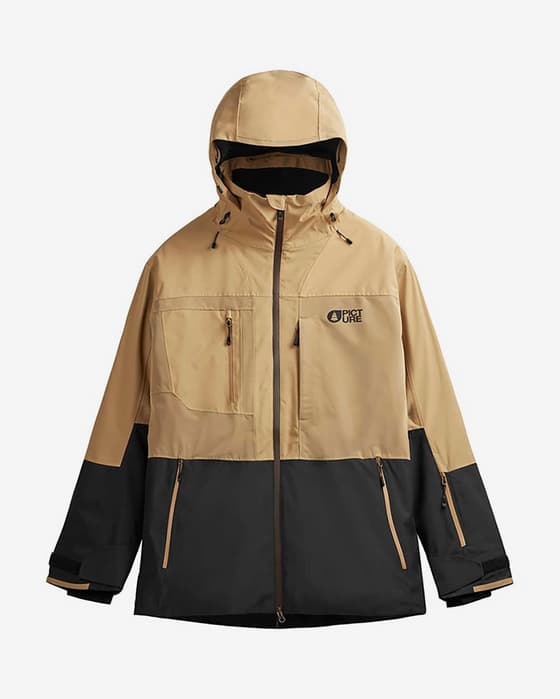 Chaqueta Picture Track beige negro