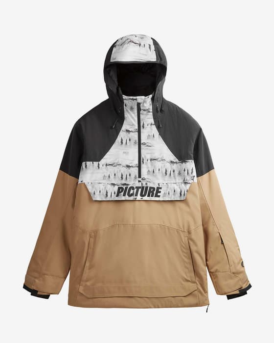 Chaqueta Picture Occan beige negro blanco