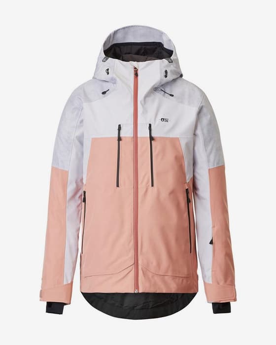 Chaqueta con capucha Picture EXA blanco rosa claro mujer