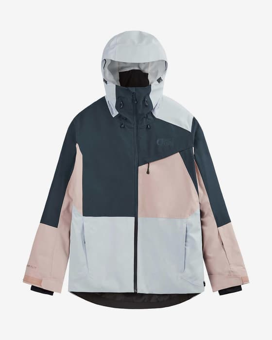 Chaqueta con capucha Picture Seen negro rosa azul claro mujer