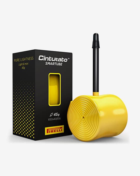 Cámara Pirelli Cinturato Reinforced SmarTUBE Válvula Presta 60 mm amarillo