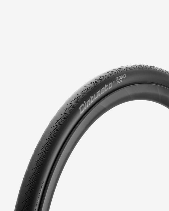 Cubierta Pirelli Cinturato Road Tubeless Ready negro marrón