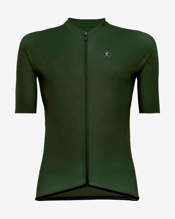 Maillot Pissei Prima Pelle manche courte vert foncé