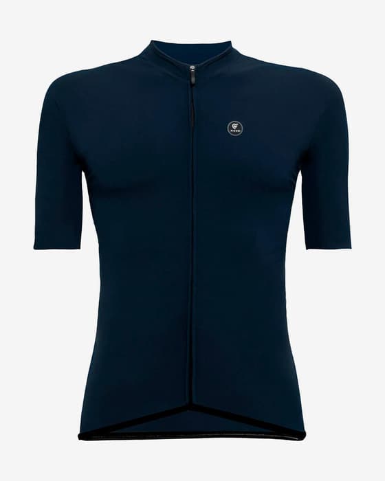 Maillot Pissei Prima Pelle manche courte bleu foncé