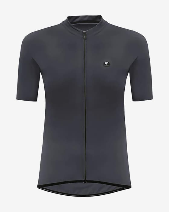 Maillot Pissei Prima Pelle manches courtes gris foncé femme
