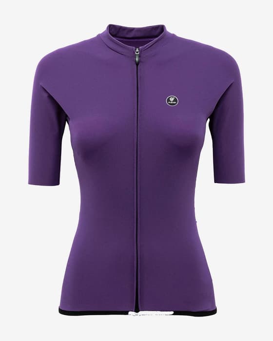 Maillot Pissei Prima Pelle manches courtes violet femme