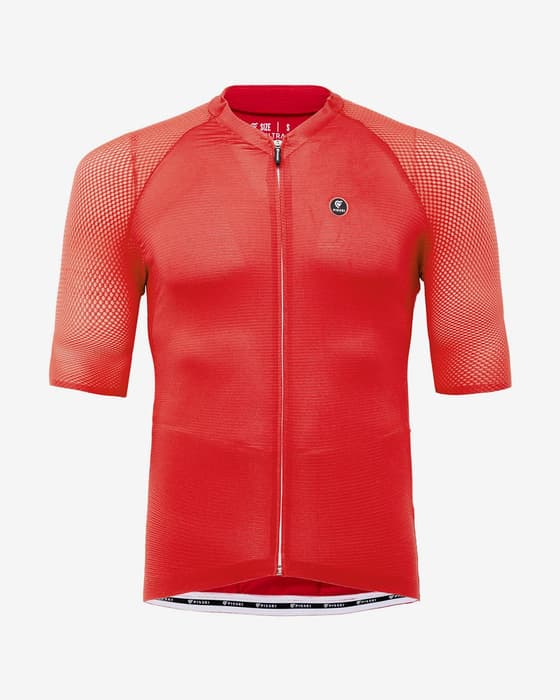 Maillot Pissei Magistrale Ultra manches courtes rouge