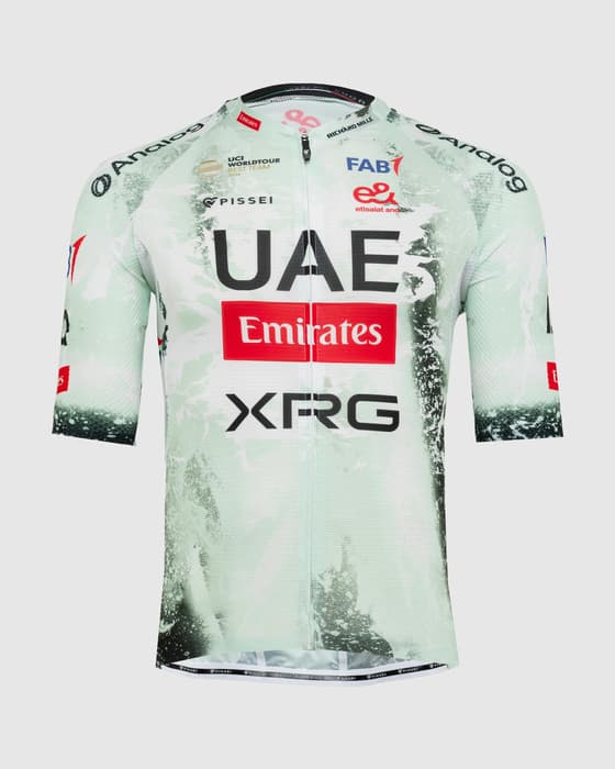 Maillot UAE Team Emirates XRG Tour de France 2025 Magistrale Ultra manches courtes blanc