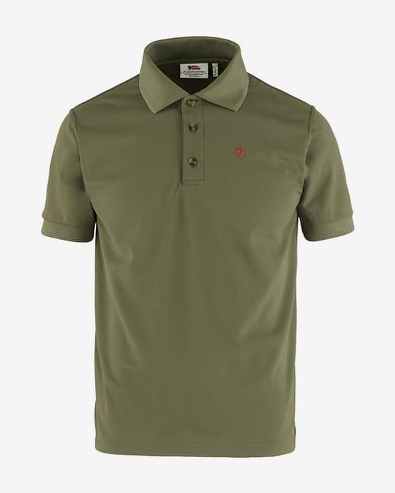 Fjällräven Crowley Short-Sleeved Polo Olive Green