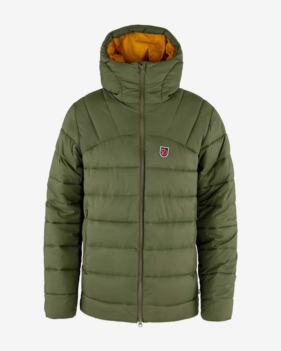 Giacca con cappuccio Fjällräven Expedition Mid Winter verde oliva