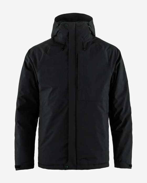 Giacca con cappuccio Fjällräven HC Hydratic Padded Trail nero