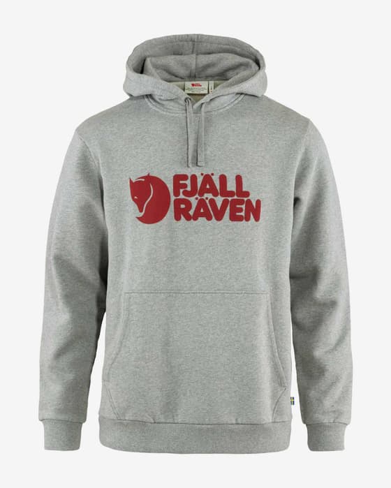 Sudadera con capucha Fjällräven Logo gris