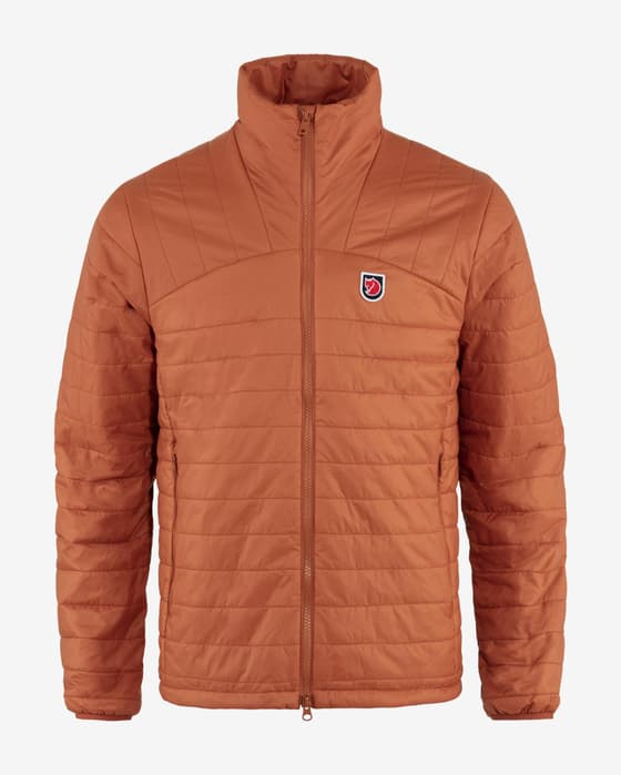 Chaqueta fina Fjällräven Expedition X-Lätt naranja pardo