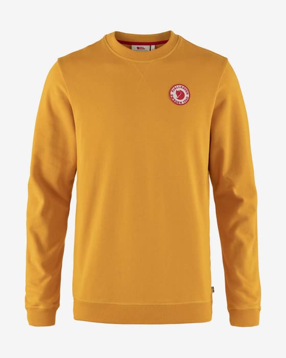 Sudadera Fjällräven 1960 Logo Badge amarillo mostaza