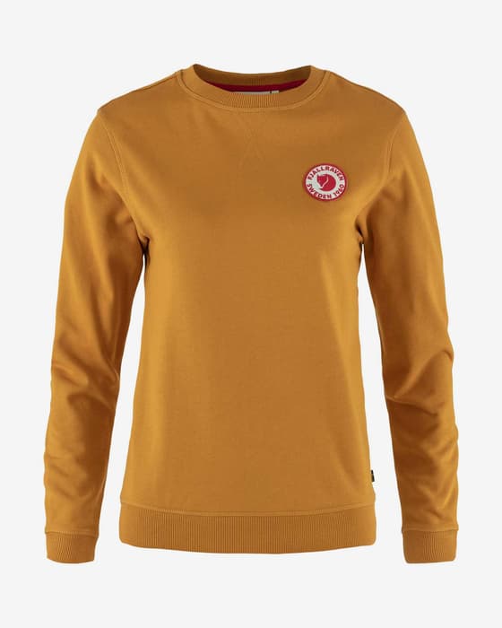 Sudadera Fjällräven 1960 Logo Badge amarillo maíz mujer