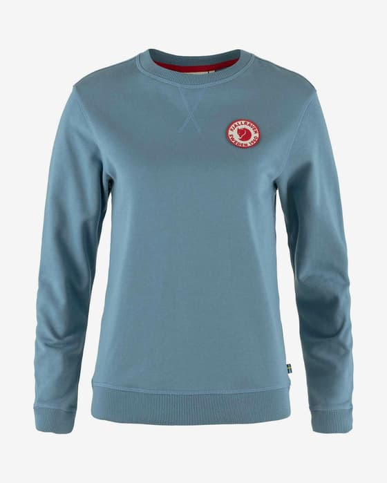 Sudadera Fjällräven 1960 Logo Badge azul cielo mujer