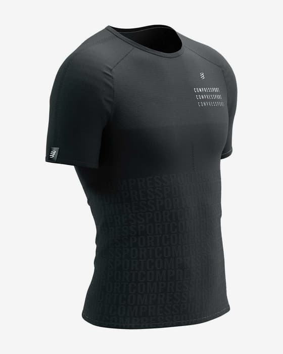Camiseta Compressport Performance Black Edition 2023 manga corta negro