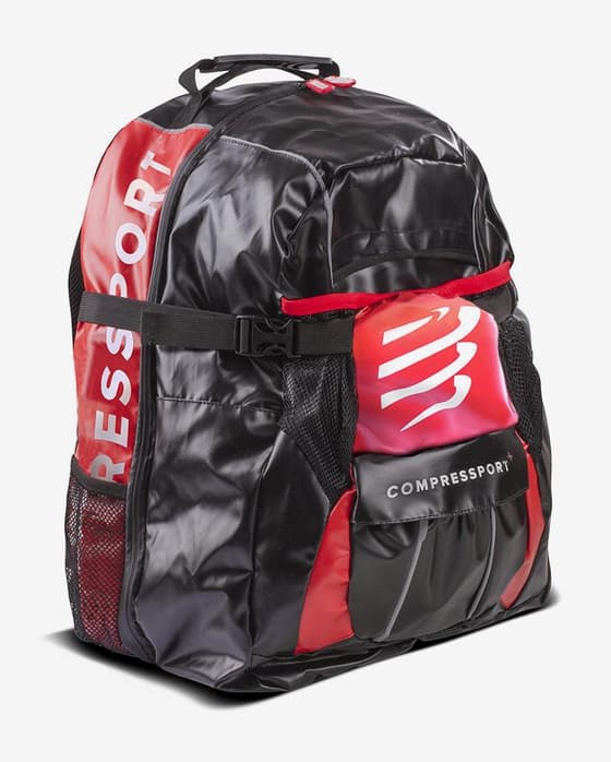 Mochila Compressport GlobeRacer 35L negro rojo