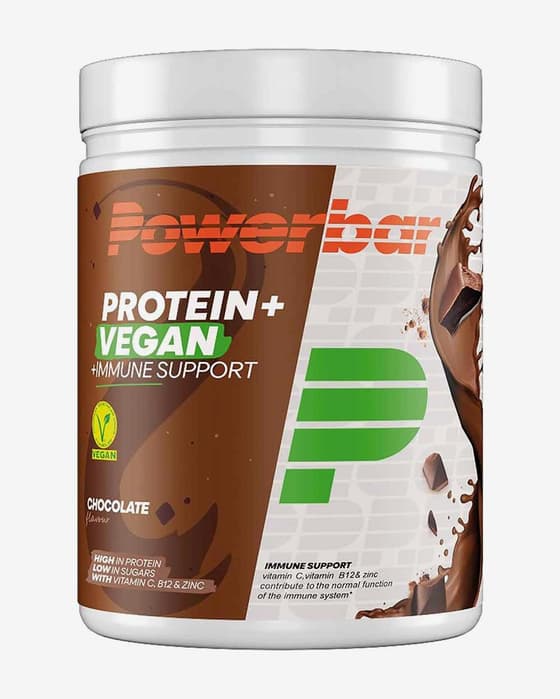 Plantaardige Powerbar Protein+ Vegan shake met chocoladesmaak 570 g