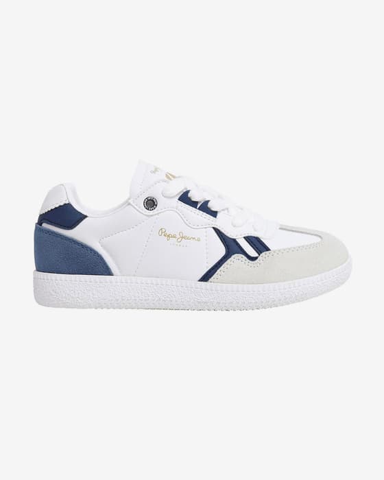 Zapatillas Pepe Jeans Ball Retro blanco azul júnior