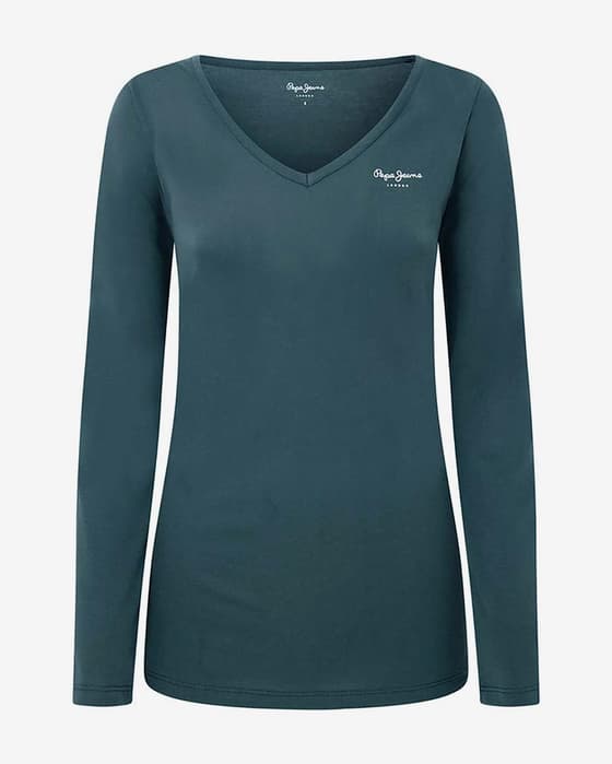 Camisola Pepe Jeans Corine manga comprida azul marinho mulher